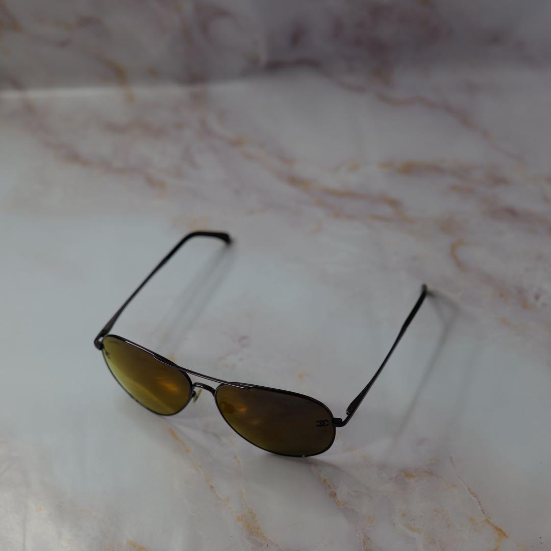 CHANEL シャネル ティアドロップ Y2K モード サングラス ケース付き