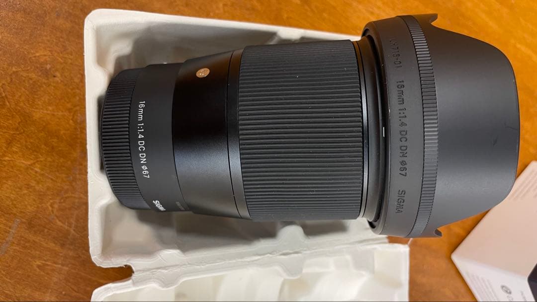SIGMA 16mm F1.4 DC DN(Sony Eマウント)美品 シグマ