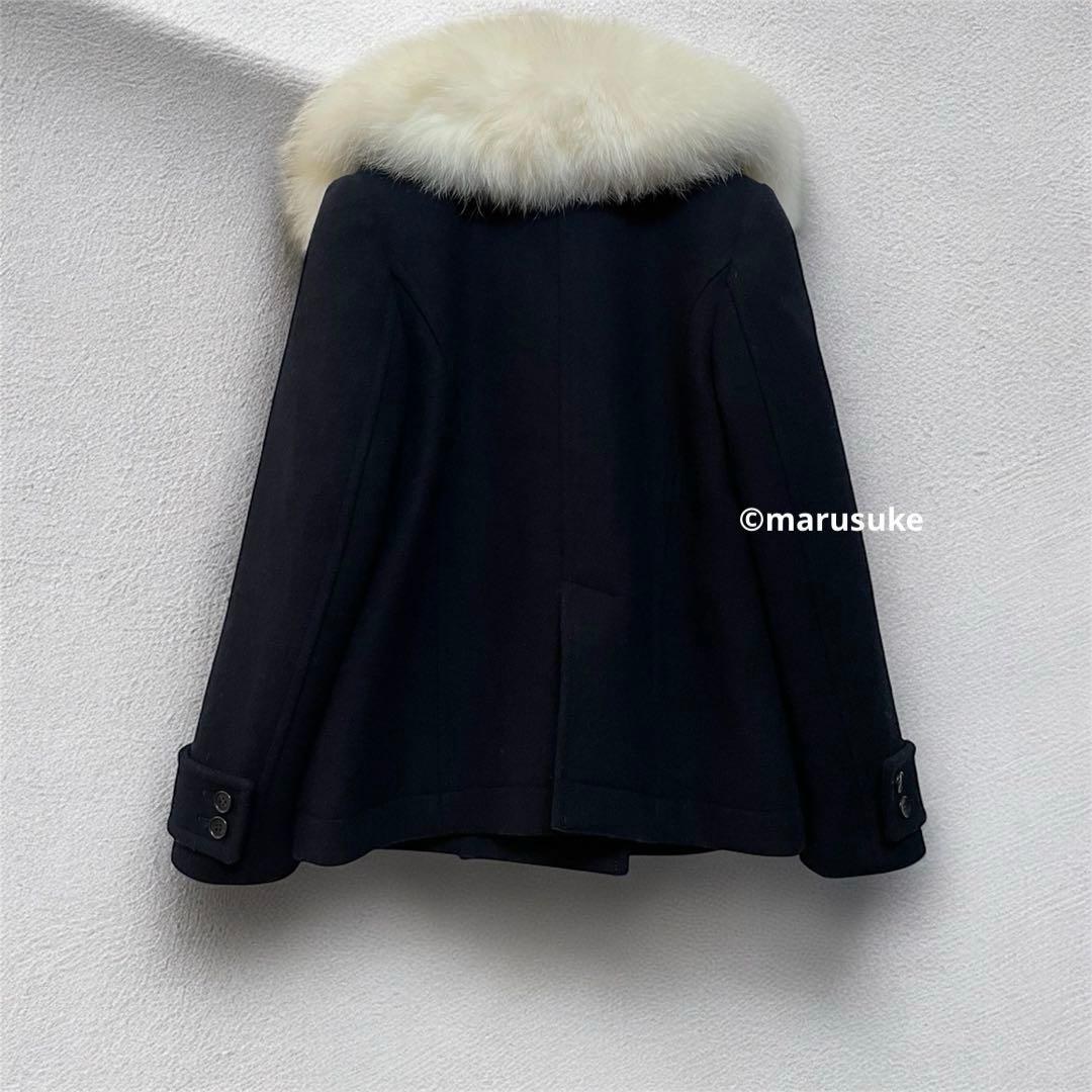 JILL STUART リアルフォックスファー　ピーコート　Pコート