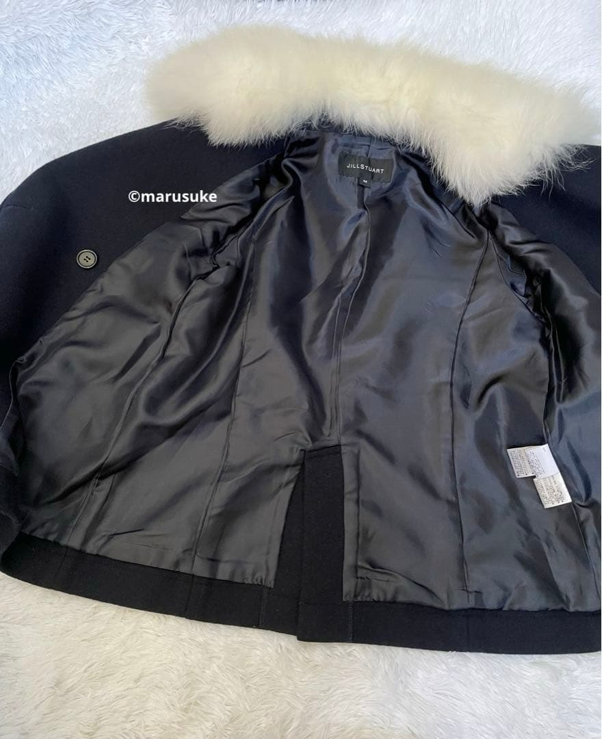 JILL STUART リアルフォックスファー　ピーコート　Pコート