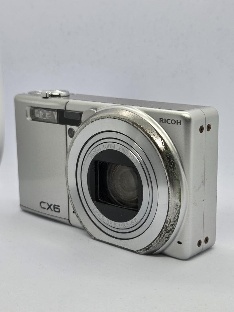 【スマホ転送OK】リコー RICOH CX6 シルバー コンパクトデジタルカメラ