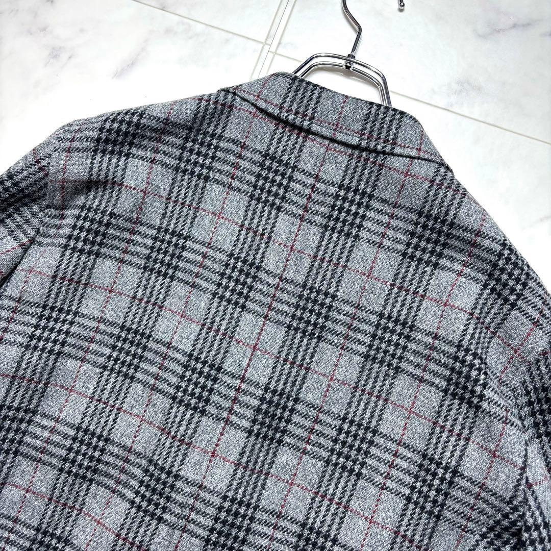 極美品✨ビームスプラス テーラードジャケット ツイード ウール グレンチェック