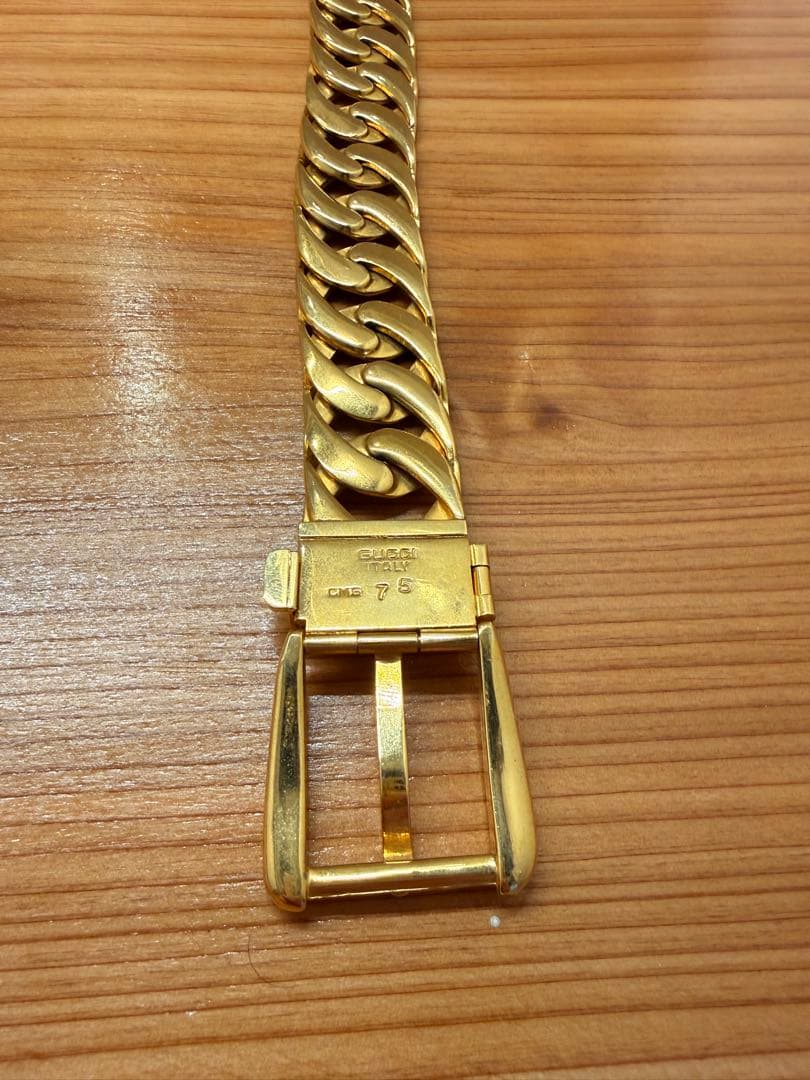 GUCCI グッチ チェーンベルト ゴールド イタリア製