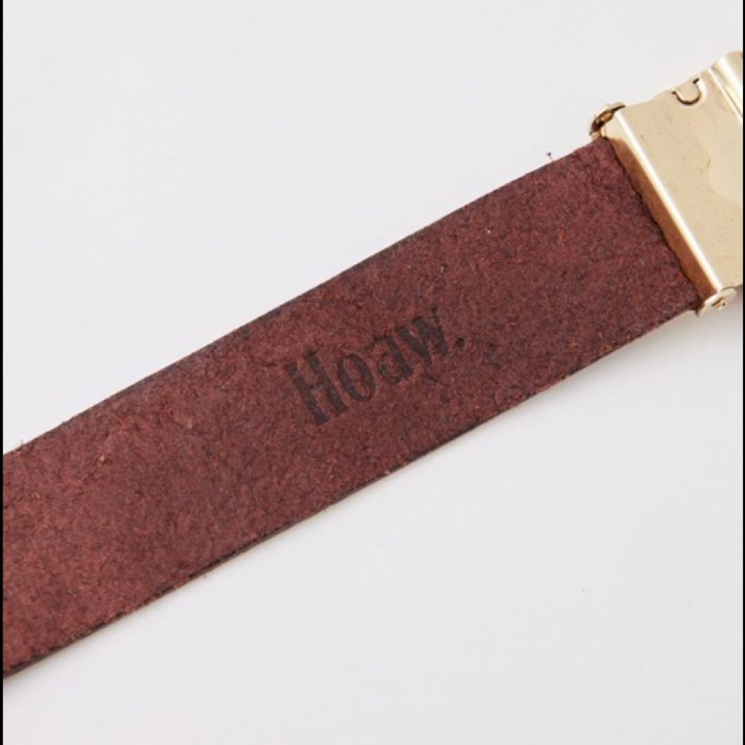 【未使用】ウィムガゼット　レザーガチャベルト　ブラウン