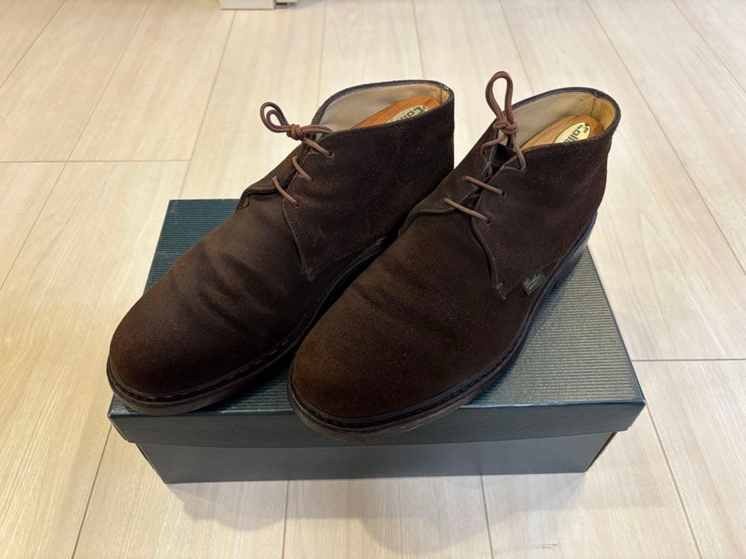 Paraboot GUERNY Chocolate Suede 6ハーフ