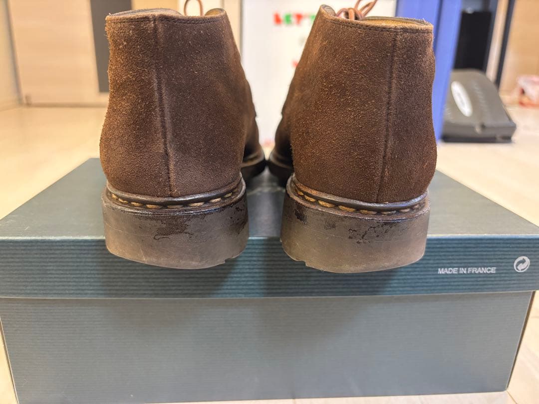 Paraboot GUERNY Chocolate Suede 6ハーフ