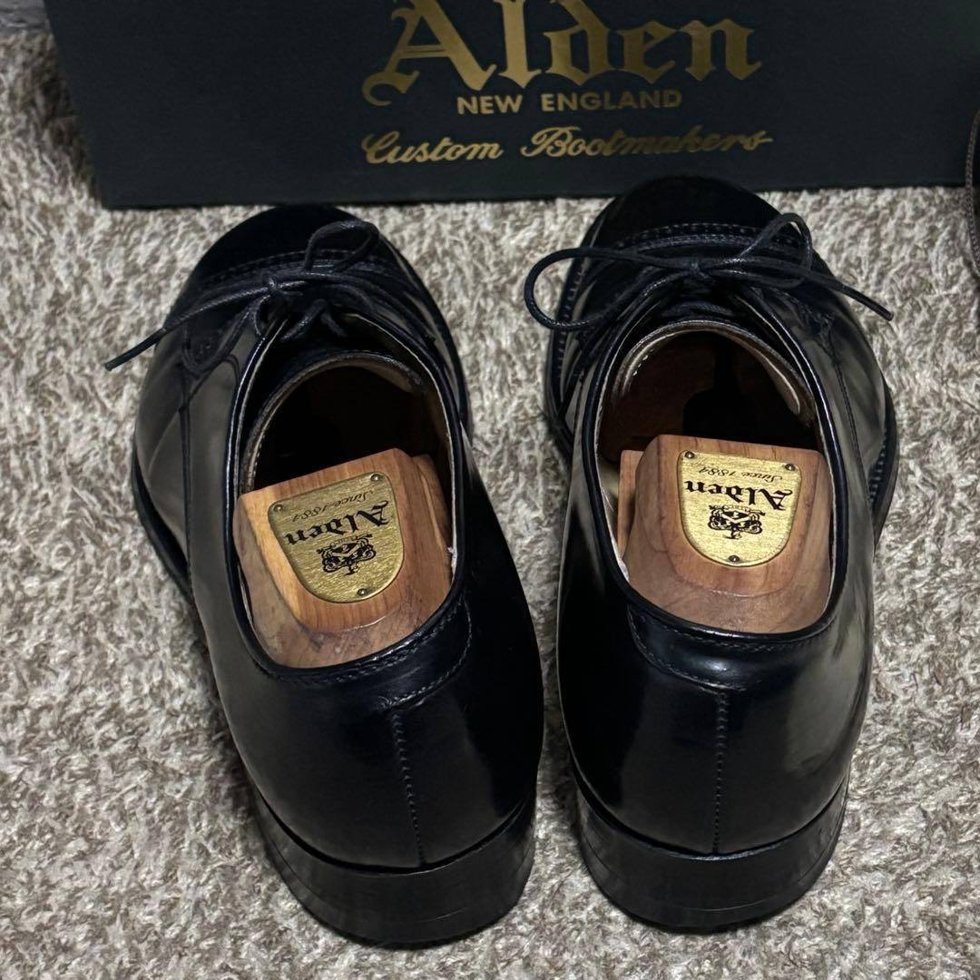 美品✨Alden56251オールデンコードバン パンチドキャプトウ