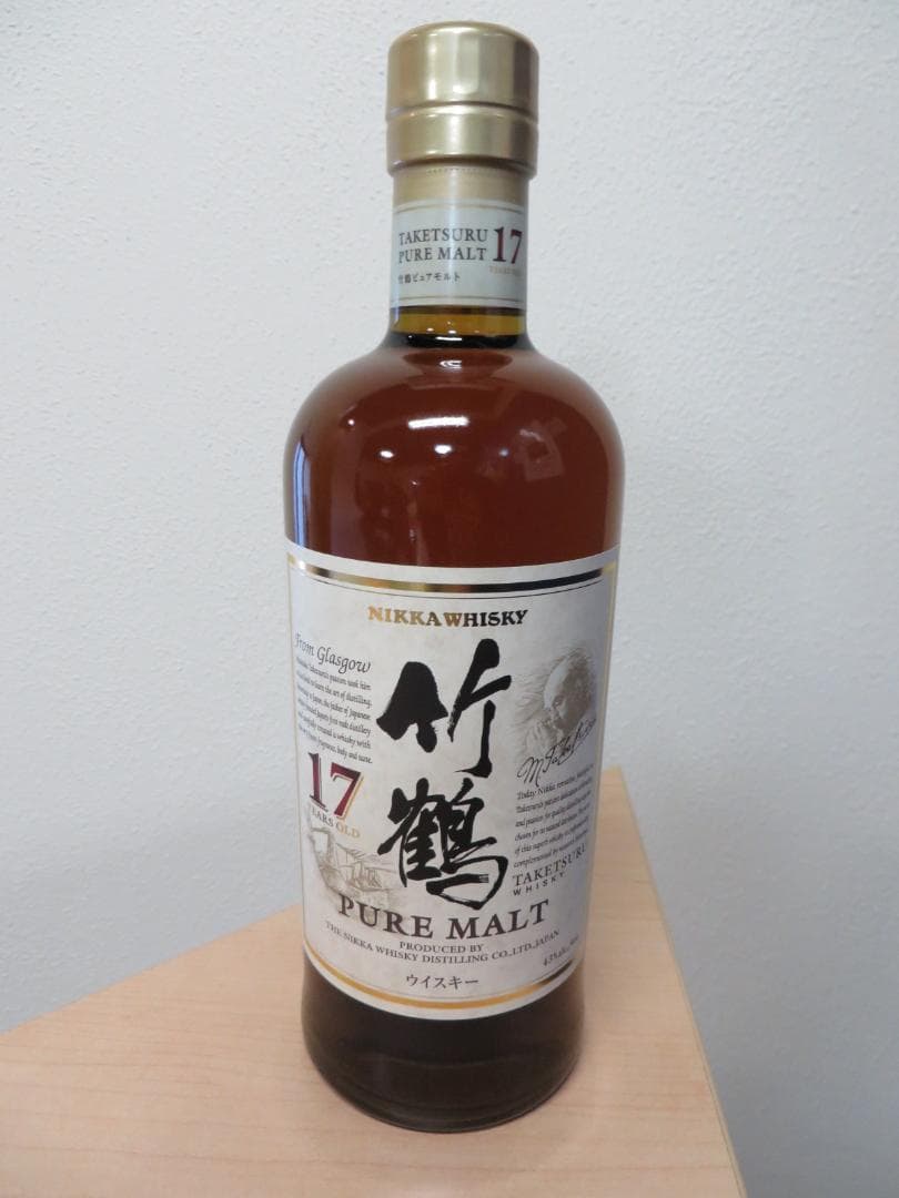 ニッカ　竹鶴17年　PURE MALTウイスキー 未開栓