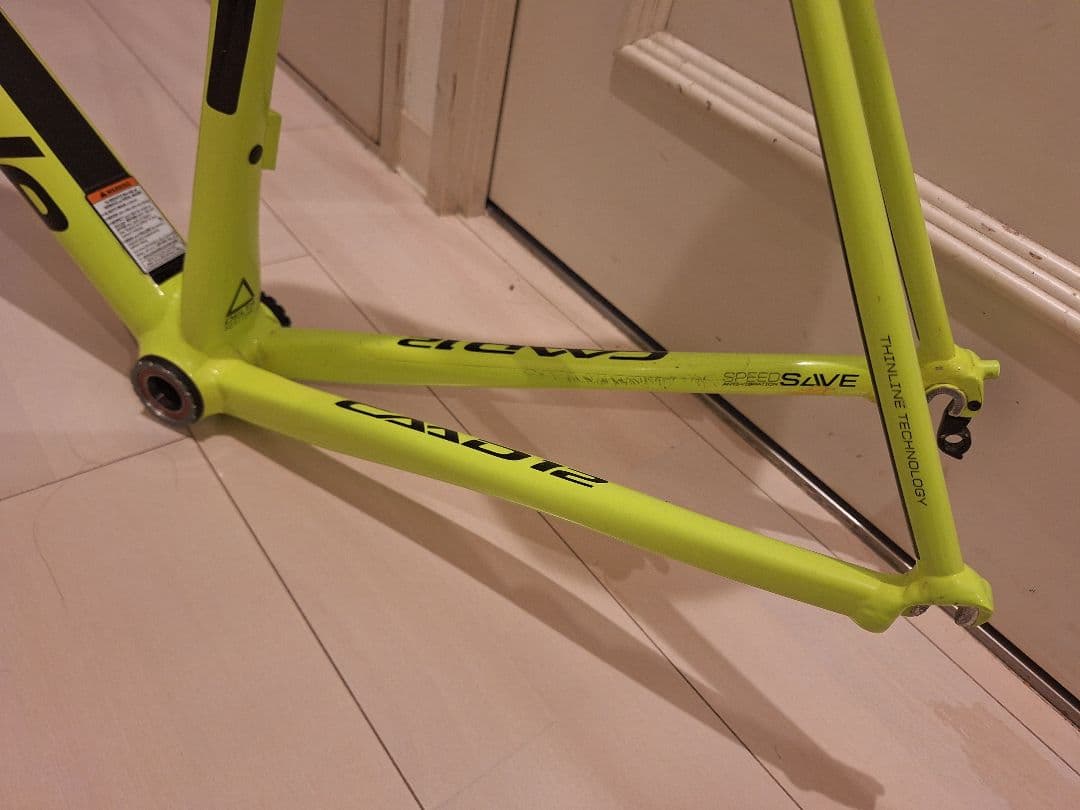 Cannondale CAAD12 ロードバイクフレーム 蛍光イエロー