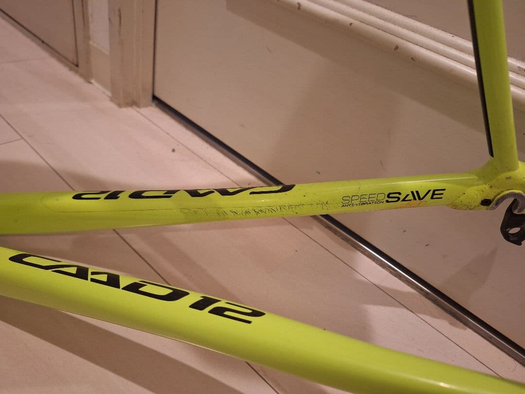 Cannondale CAAD12 ロードバイクフレーム 蛍光イエロー