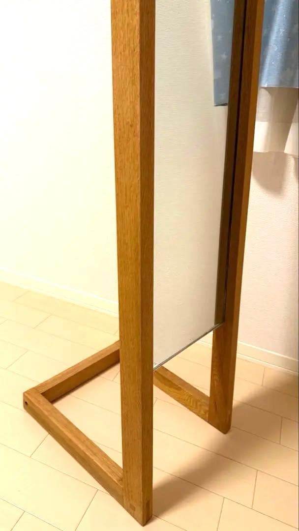 小泉誠　スタンドミラー　ナラ無垢材　miyakonjo project