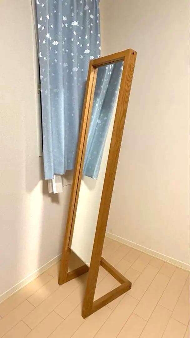 小泉誠　スタンドミラー　ナラ無垢材　miyakonjo project