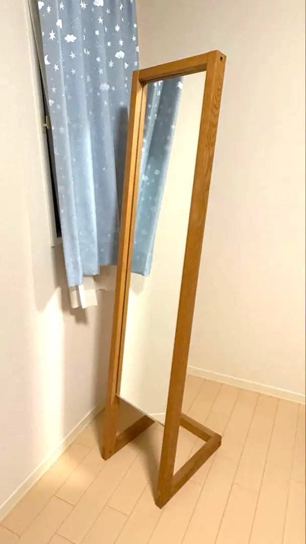 小泉誠　スタンドミラー　ナラ無垢材　miyakonjo project