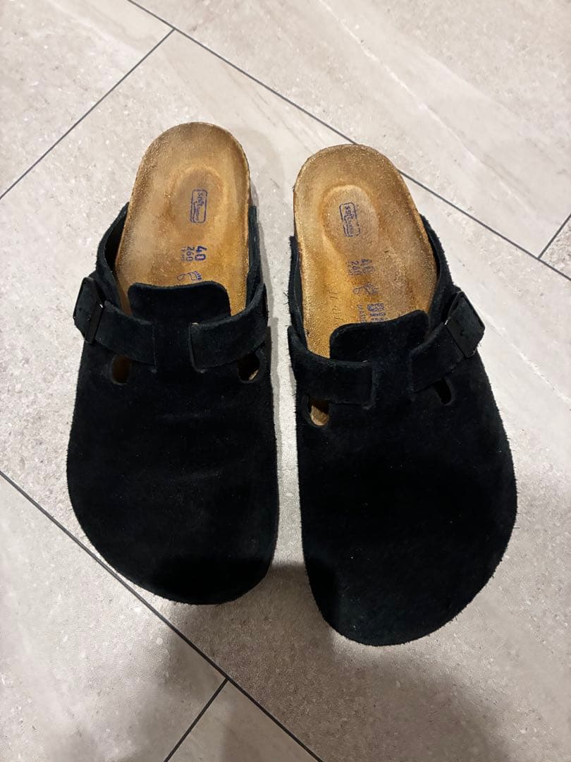 ビルケンシュトック ボストン　ブラック26.0cm