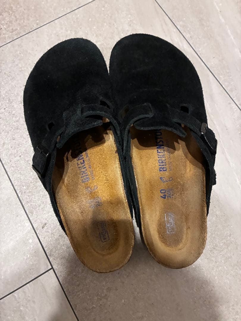 ビルケンシュトック ボストン　ブラック26.0cm