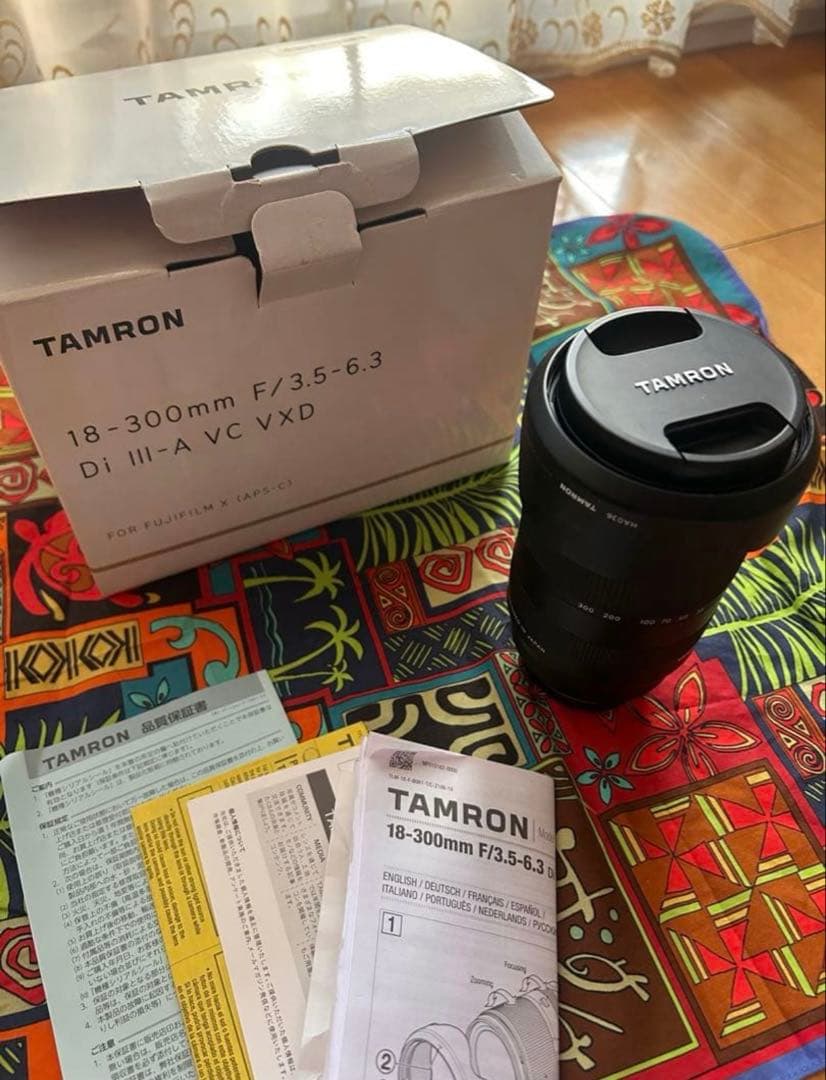 TAMRON 18-300mm F/3.5-6.3 Xマウント 動作良好 箱説付