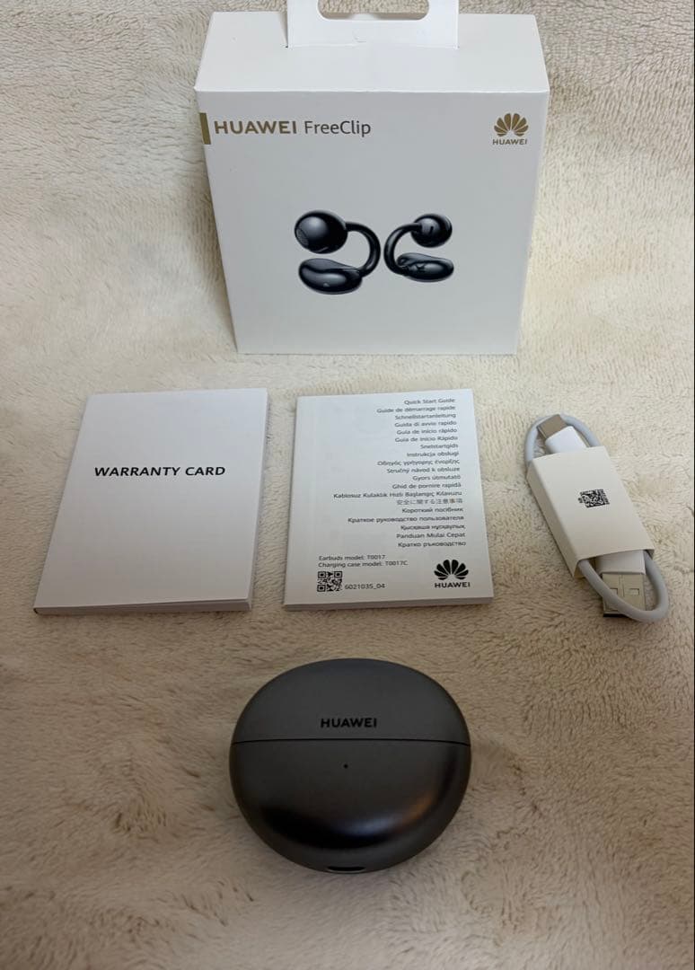 イヤホン HUAWEI FreeClip Black