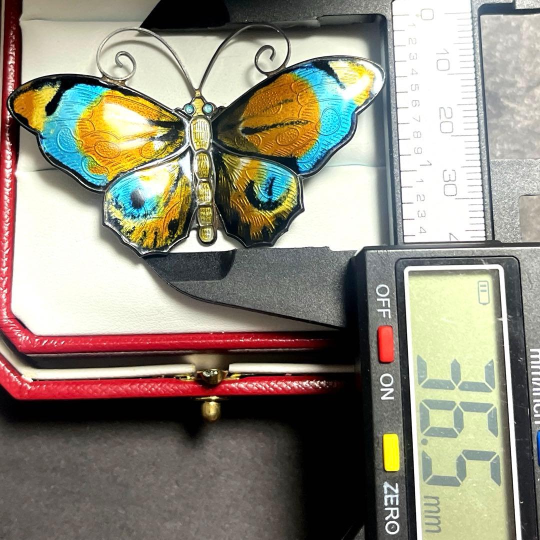 DAVID-ANDERSEN デビット アンデルセン 蝶ブローチ SV925