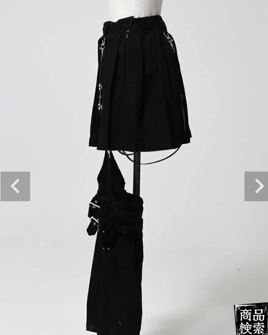 REFLEM 【レフレム】レッグカバー付きレイヤードデニムショートパンツ