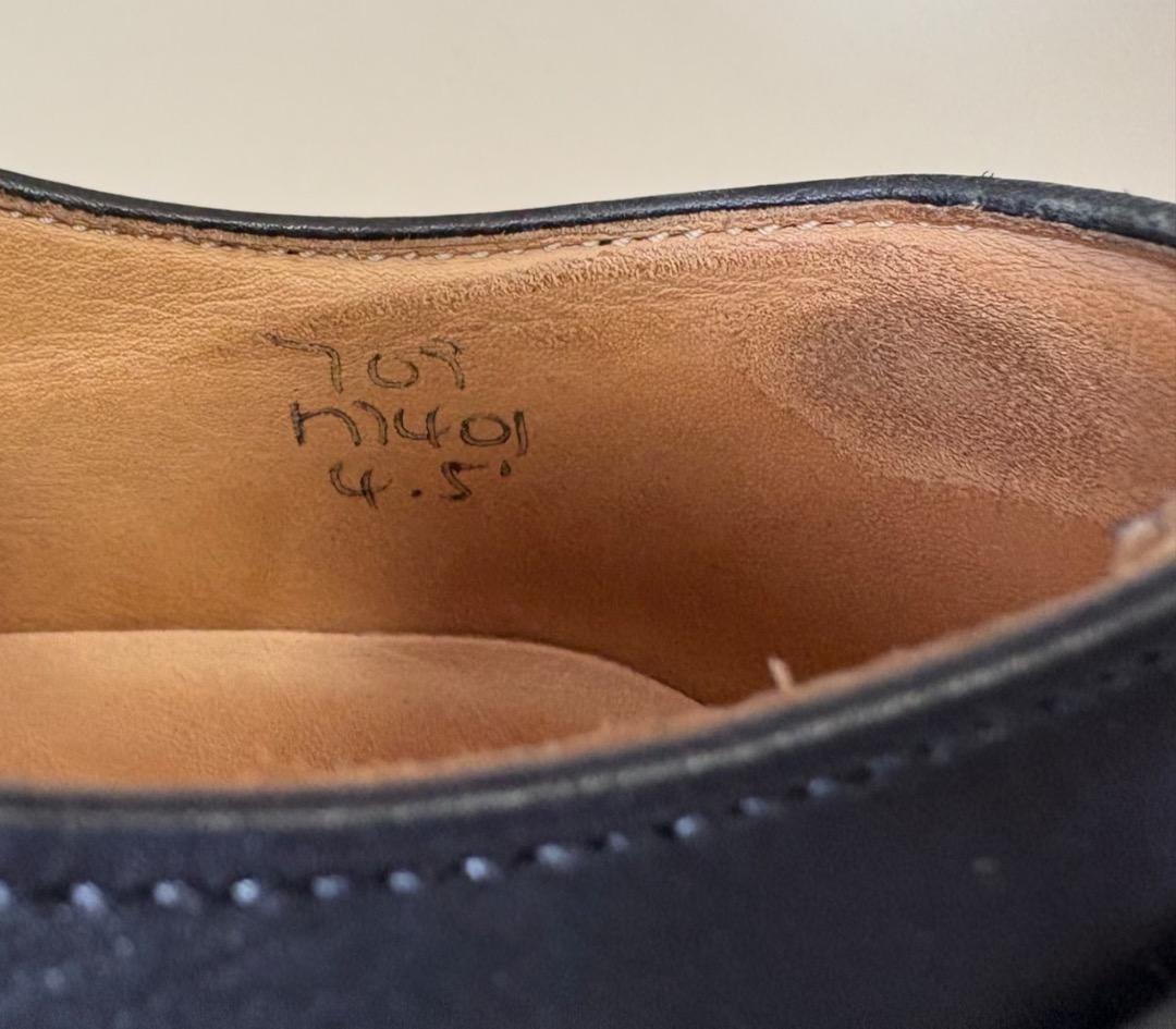 稀少 QUILP by Trickers ボックスカーフ UK4-5 定価14万