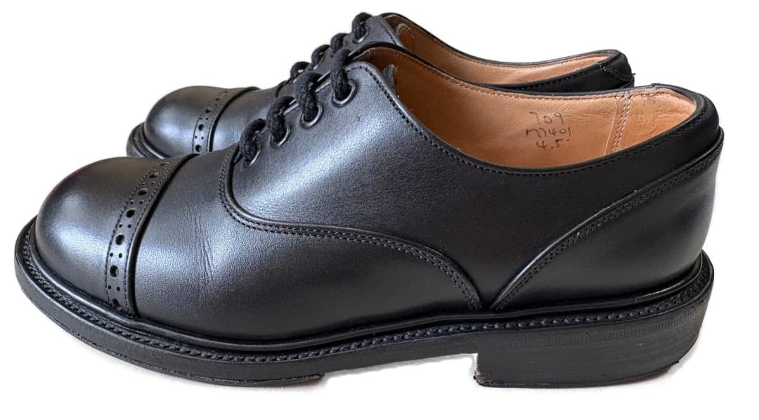 稀少 QUILP by Trickers ボックスカーフ UK4-5 定価14万