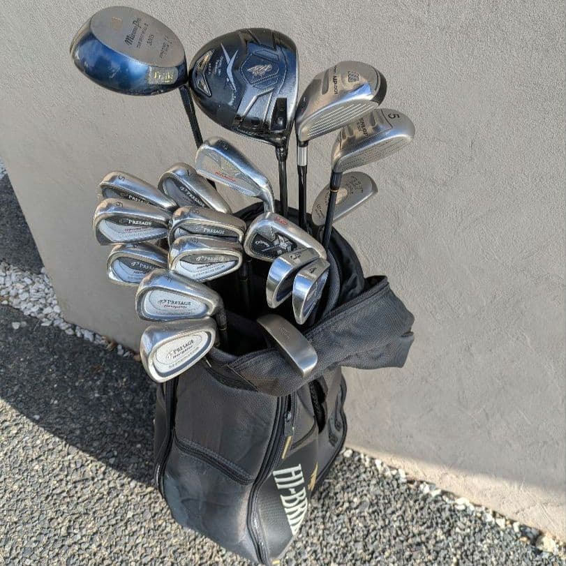 ミズノ18本メンズクラブセット初心者ゴルフクラブセット中古Mizunoプロ