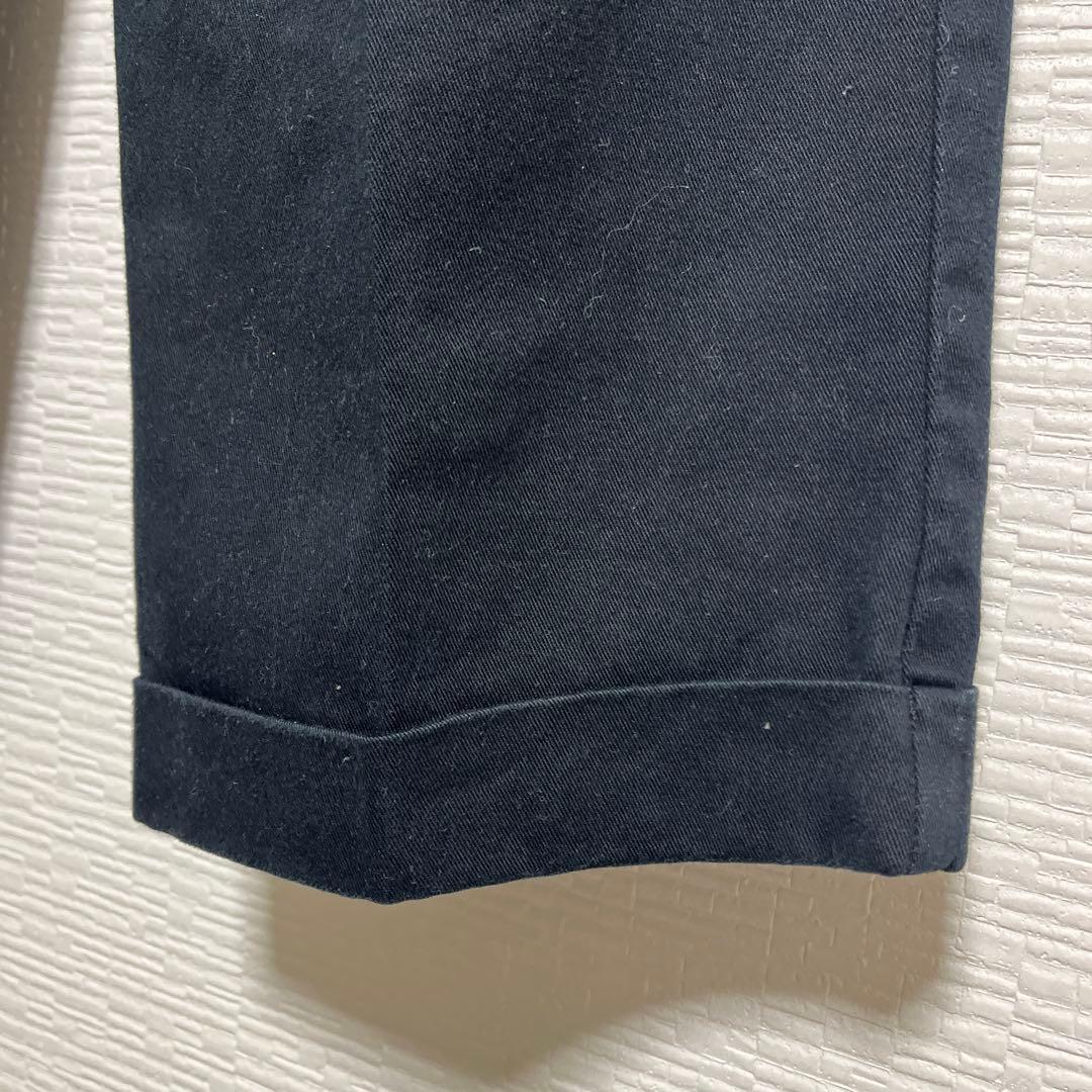 カ*イ様 美品 激安 新品　黒　DOCKERS ブラック　ツータック　チノ ドッ