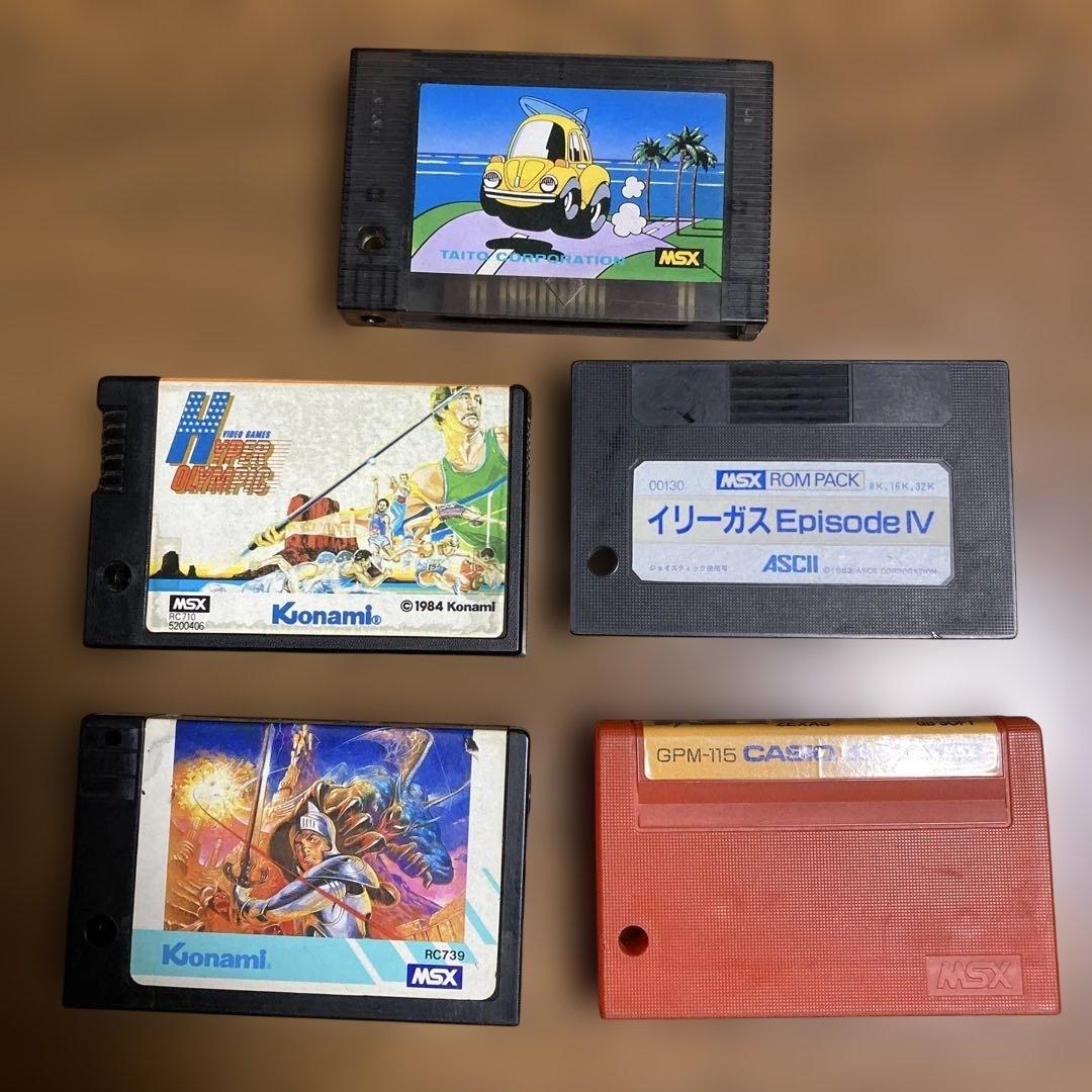 CASIO MX-10 MSXコンピュータ　ゲームソフトのオマケ付き