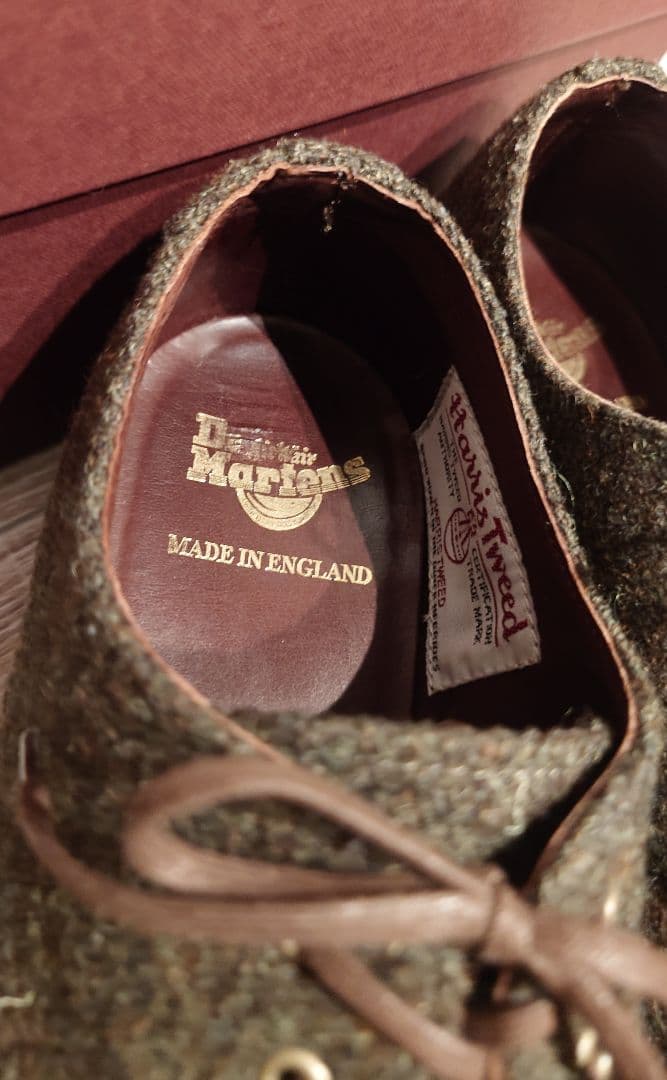 Dr. Martens × HARRIS TWEED 英国製 UK7 EU41