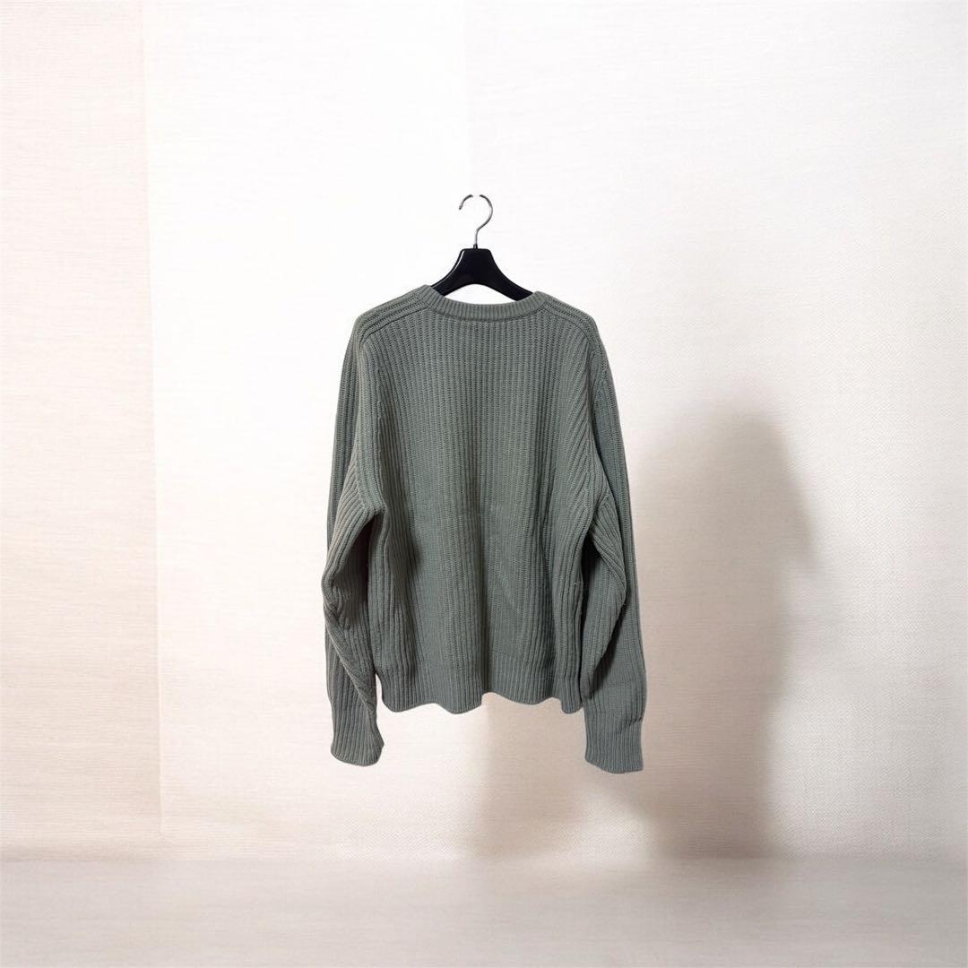 クリスタセヤ 100% Cashmere Ribbed Knit XL ミント
