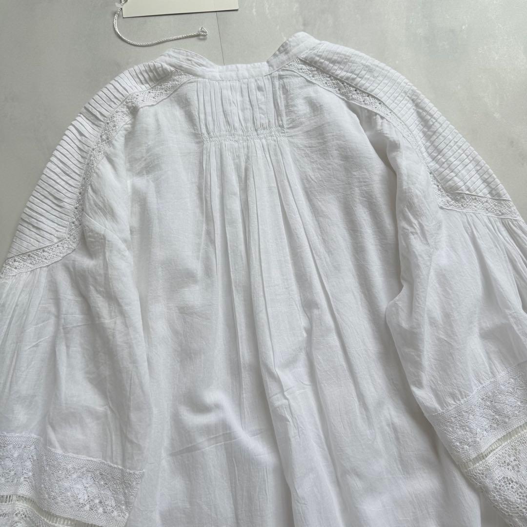 ne Quittez pas ヌキテパ　コットンレースピンタックドレス