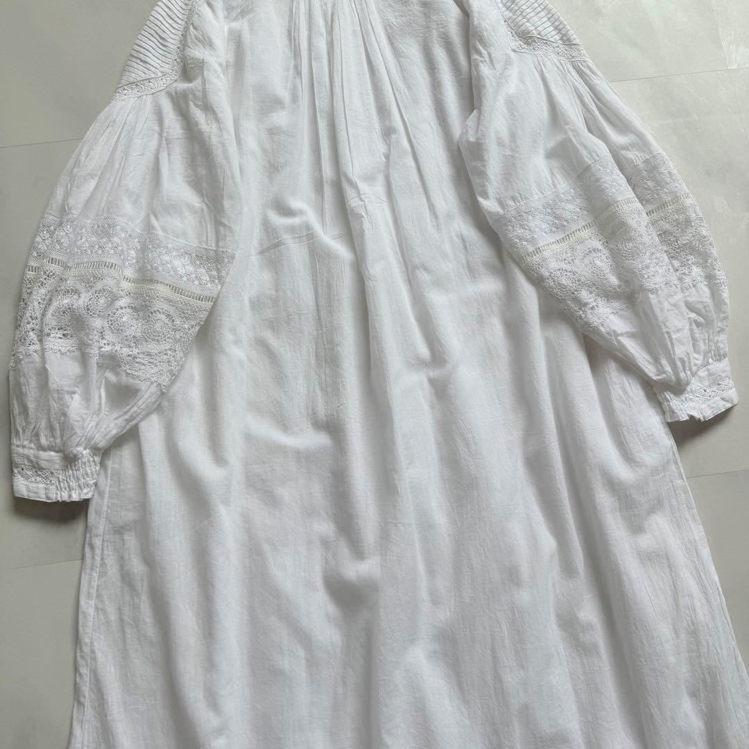 ne Quittez pas ヌキテパ　コットンレースピンタックドレス