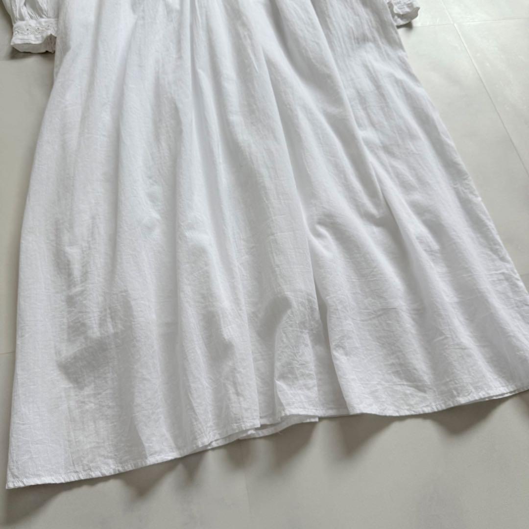 ne Quittez pas ヌキテパ　コットンレースピンタックドレス