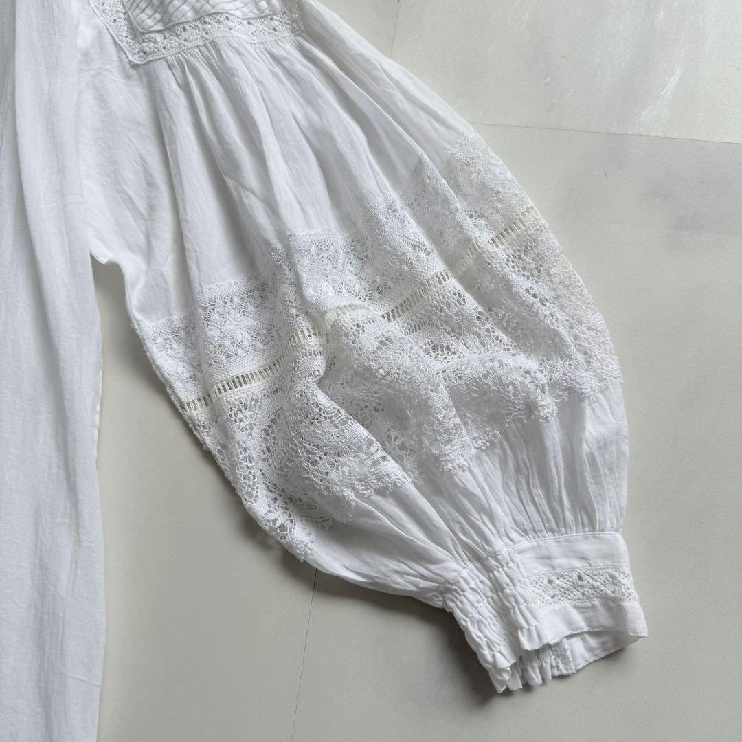 ne Quittez pas ヌキテパ　コットンレースピンタックドレス