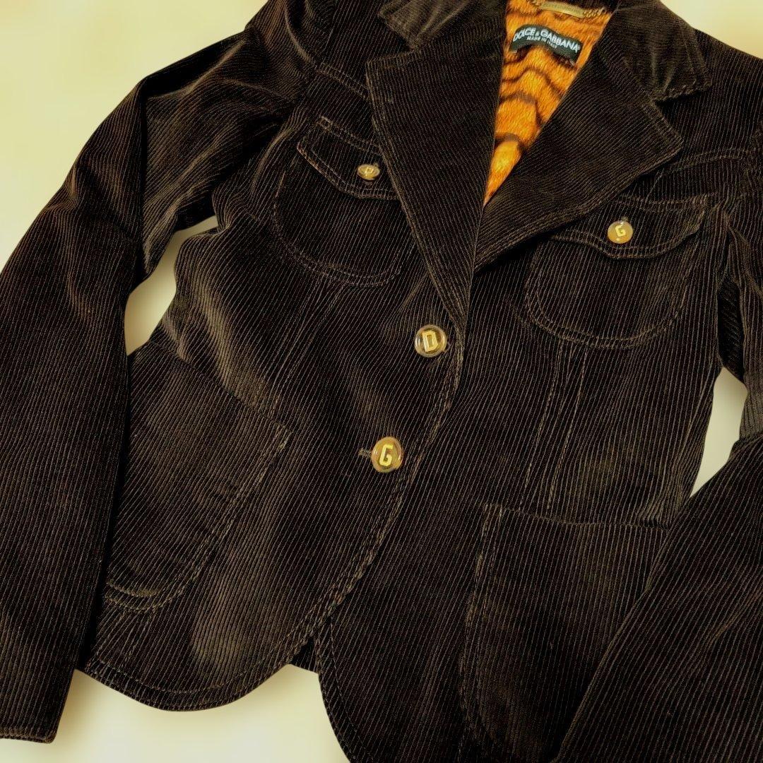 DOLCE&GABBANA レオパード テーラードジャケット イタリア 40