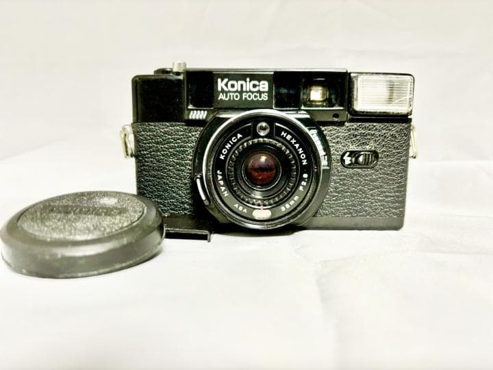 【完動品】コニカ Konica C35 AF2 フィルムカメラ 動作確認済み