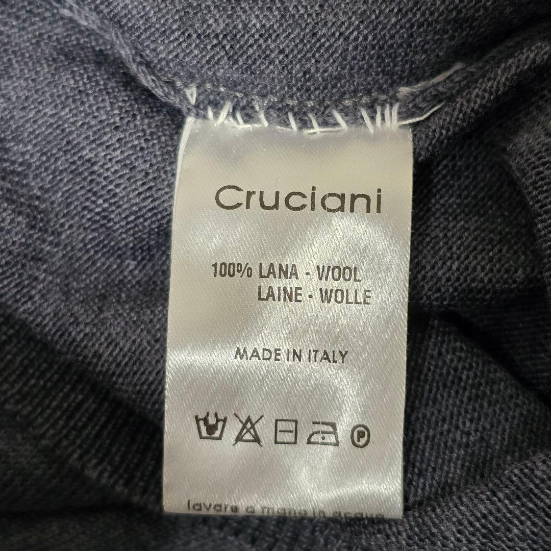 Cruciani クルチアーニ 46 毛100％ クルーネックニット イタリア製