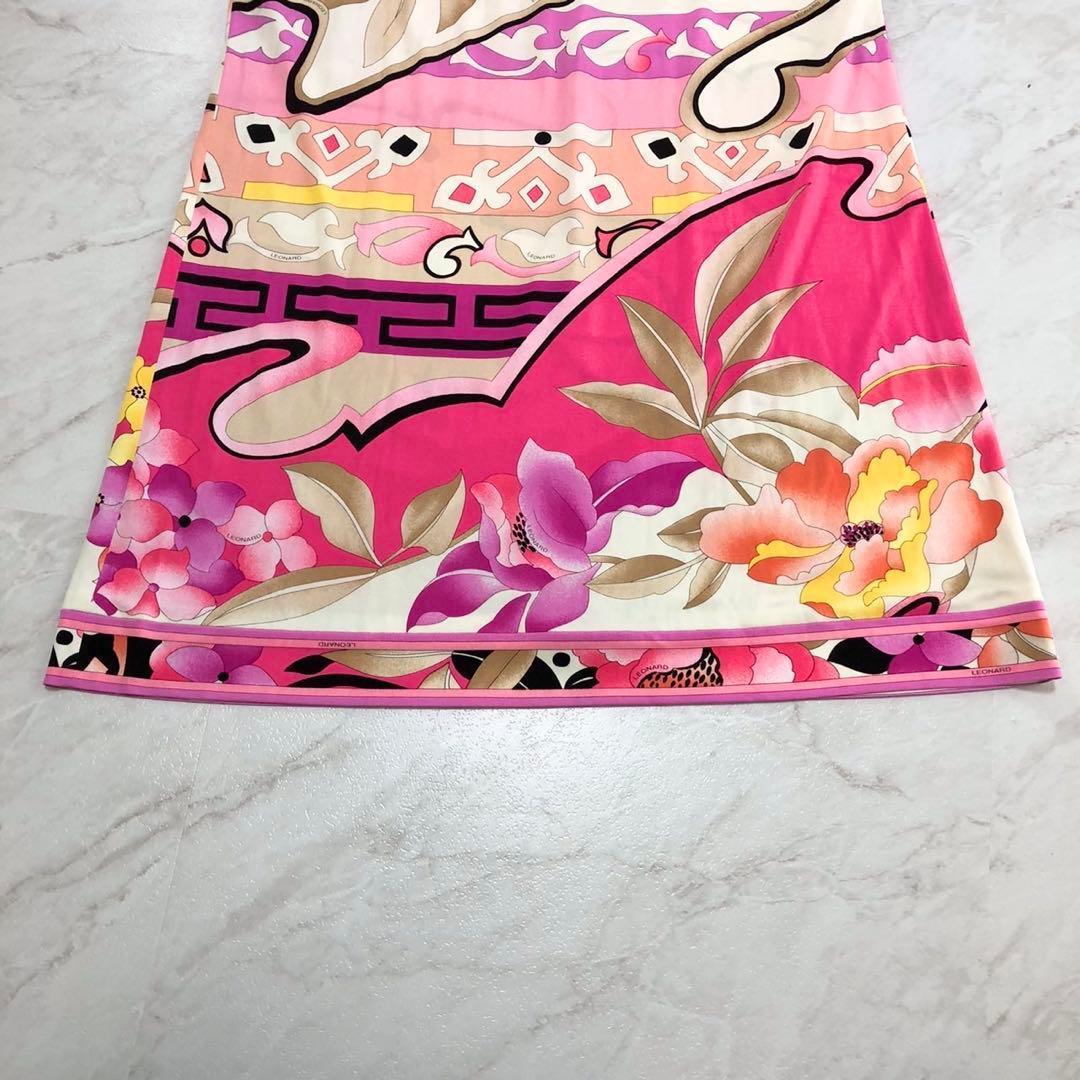 【大きいサイズ LL 42 XL✨️LEONARD】 カンカン チュニック 近年