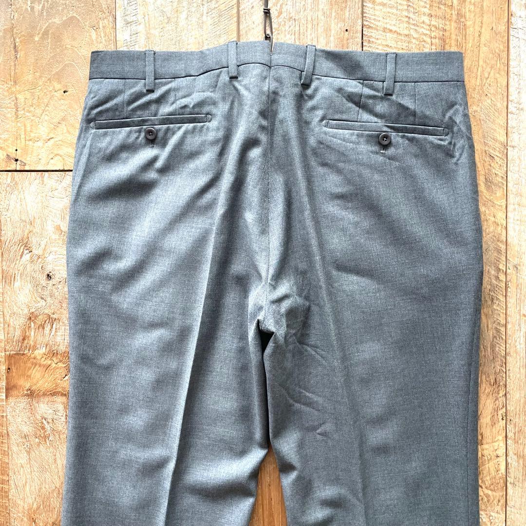 【美品】INCOTEX SUPER100'S ウール スラックス パンツ 52