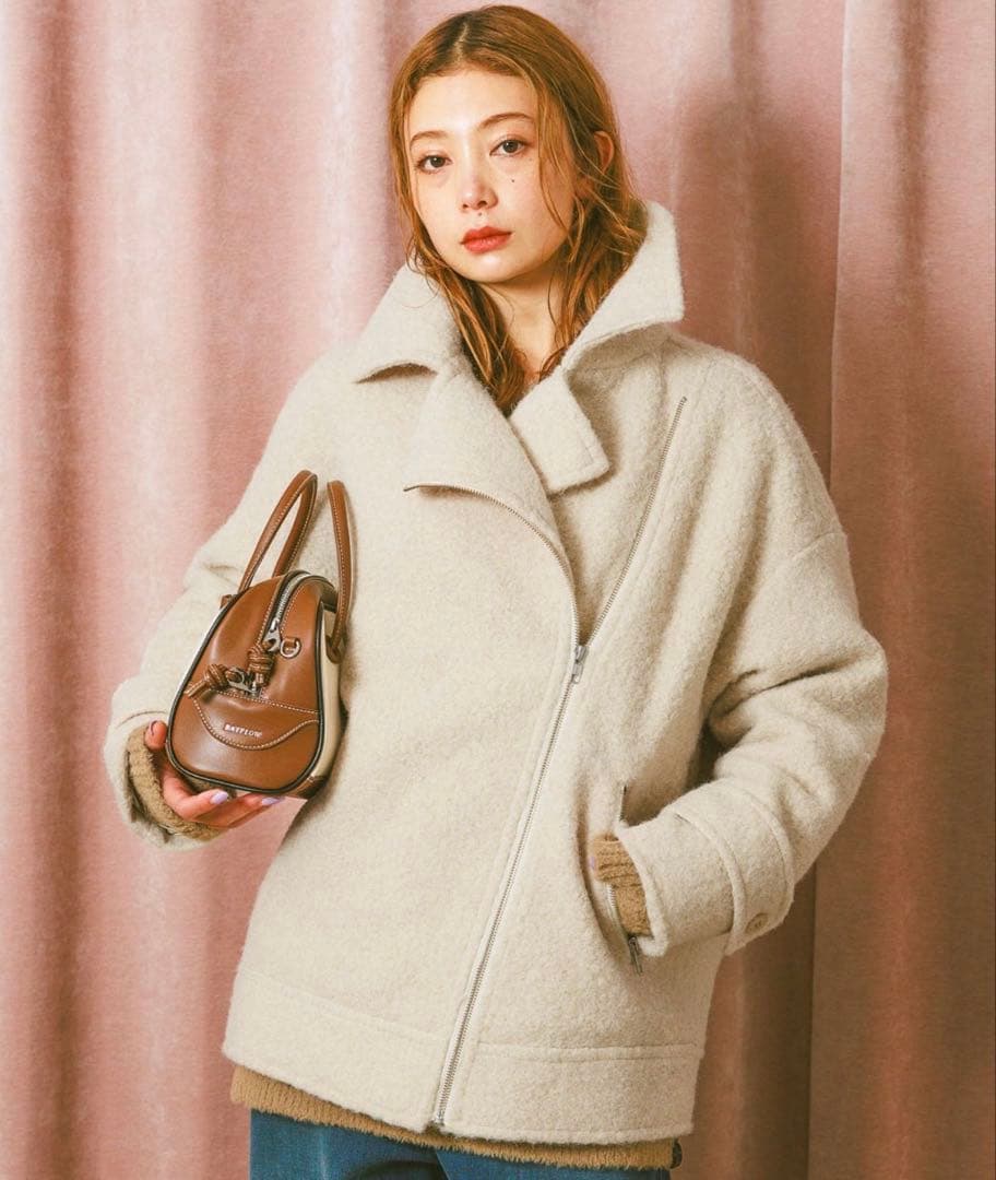 【新品未使用】BAYFROW ウーリーライダースコート