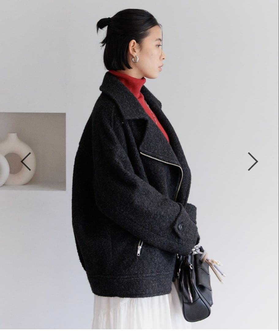 【新品未使用】BAYFROW ウーリーライダースコート