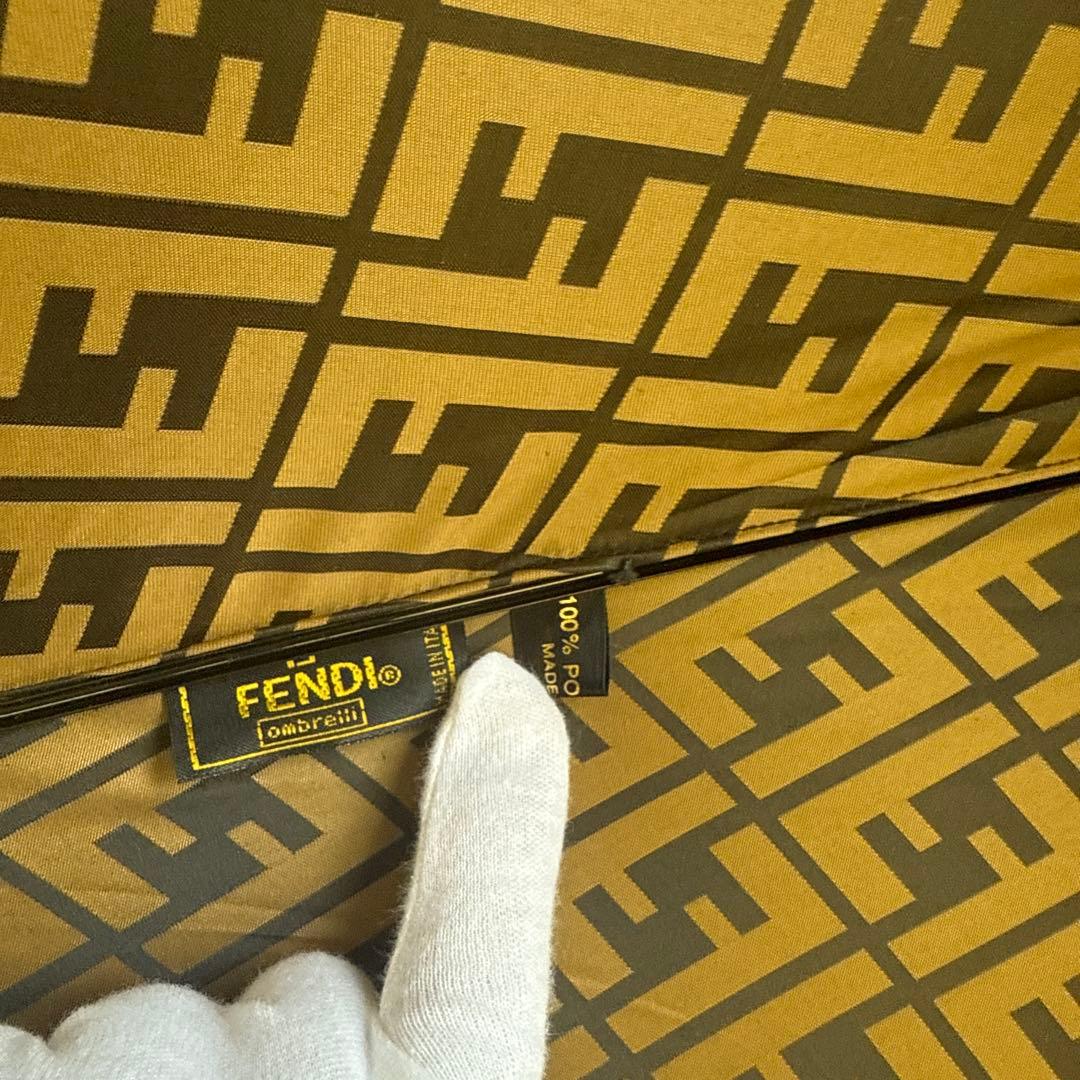 FENDI フェンディ　ズッカ柄アンブレラ、雨傘、長傘　美品