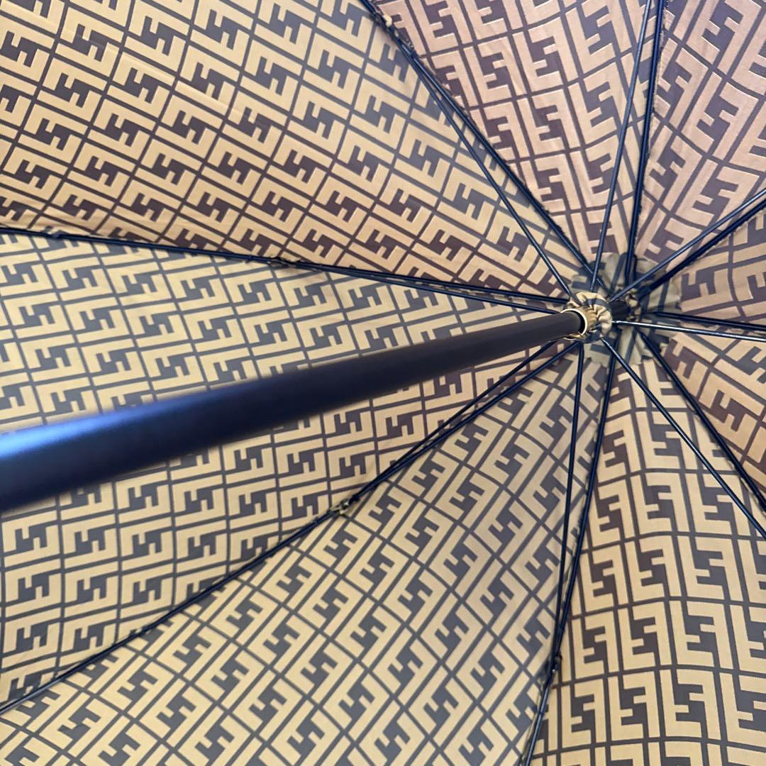 FENDI フェンディ　ズッカ柄アンブレラ、雨傘、長傘　美品