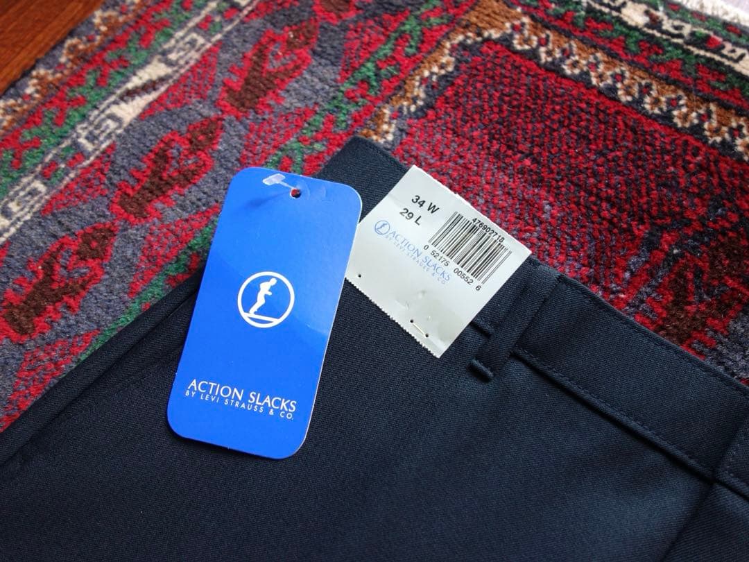 Levi's アクションスラックス action slacks w34 未使用