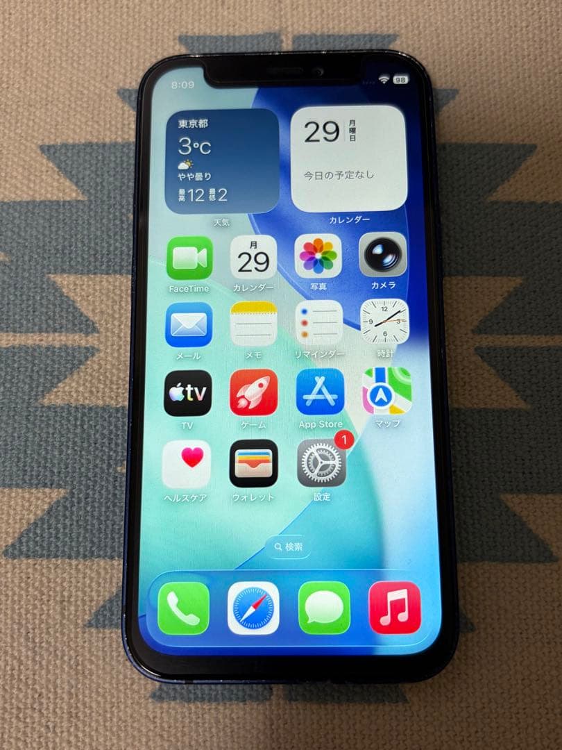 Apple iPhone 12mini 128GB SIMフリー iOS26搭載