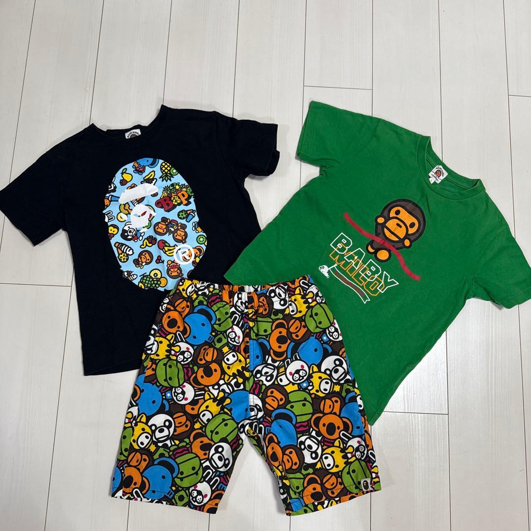 アベイシングエイプ キッズ　上下三点セット　130cm