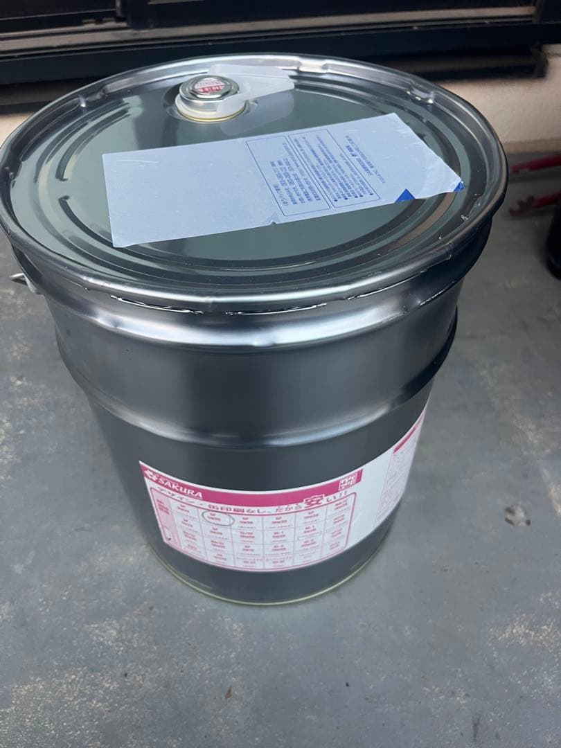 サクラエンジンオイル 5w-30 ペール缶20ℓ 新品未使用品