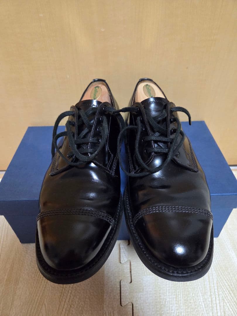 【美品】サンダース SANDERS ミリタリーダービー ブラック 7 25.5