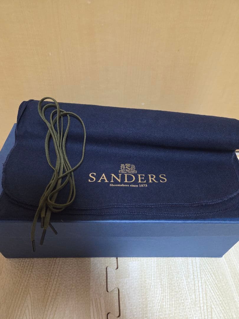 【美品】サンダース SANDERS ミリタリーダービー ブラック 7 25.5