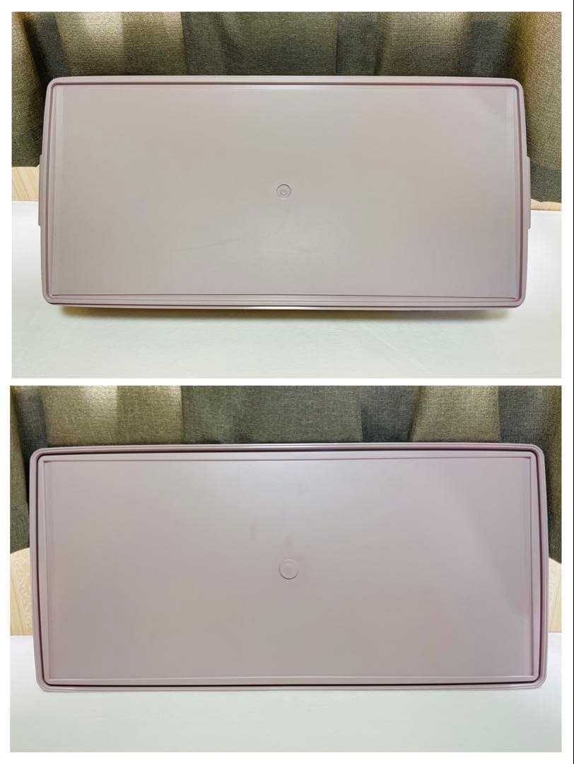 3個セット/タッパーウェア/ロング/スーパーケース/希少アイボリー/ピンク/廃番